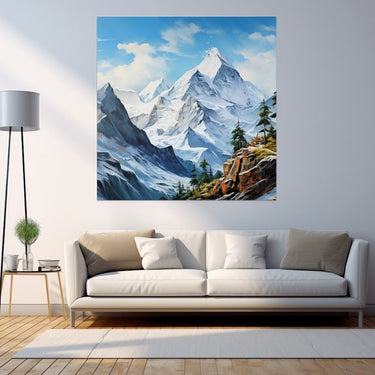 White Mountain Painting